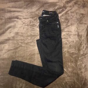 Long Black Skinny Jeans Silver Brand